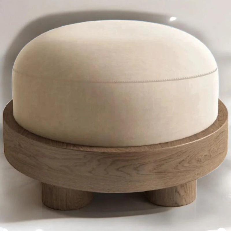 Minimalist Ottoman - Wood - Green - Gray - 4 Styles Available Ottoman - Bone Inlay Furnitures