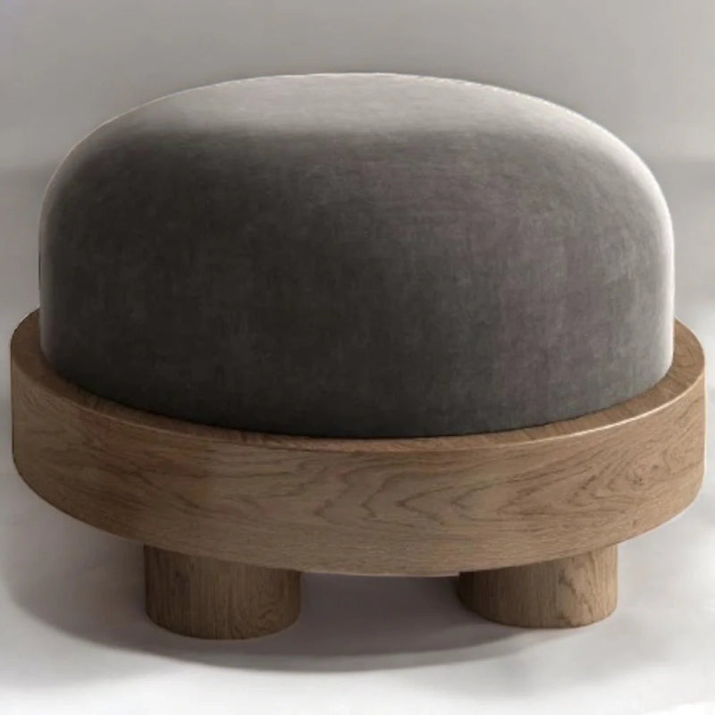 Minimalist Ottoman - Wood - Green - Gray - 4 Styles Available Ottoman - Bone Inlay Furnitures