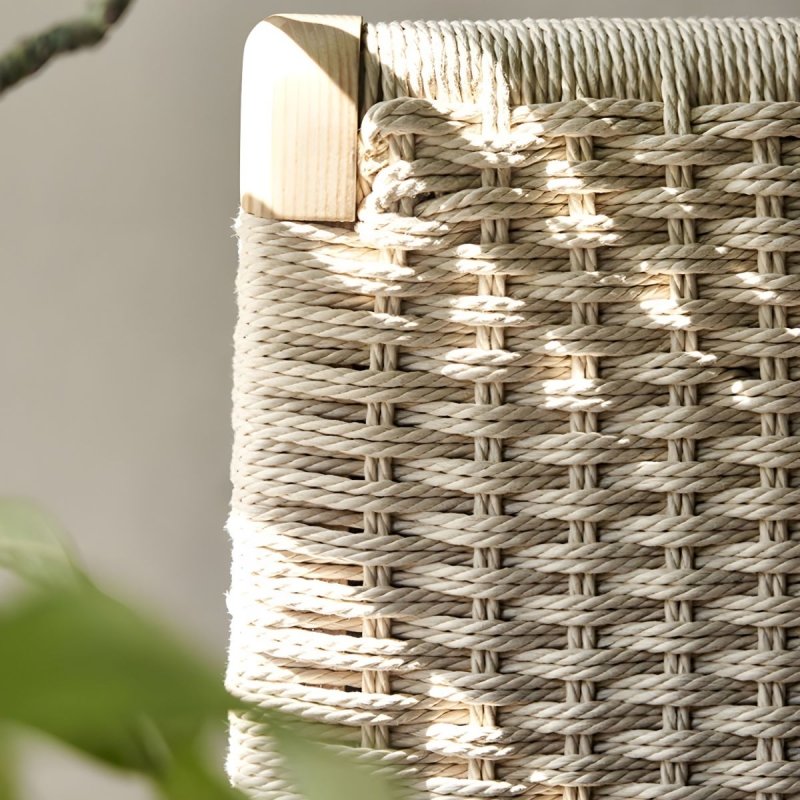 Modern Danish design Coastal Lounge Chair | Japandi Outdoor Patio Lounge Arm Chair by Hans Wegner Chair - Bone Inlay Furnitures