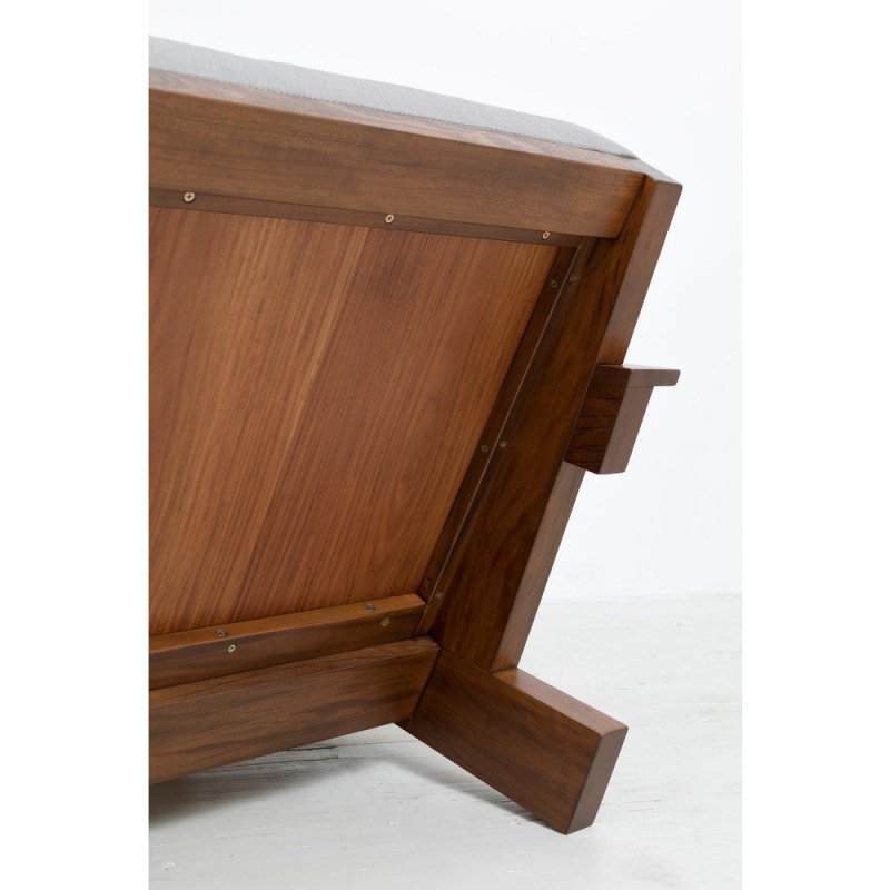 Modern Designer Wooden Lounge Arm Sofa With Upholstery Sofa - Bone Inlay Furnitures