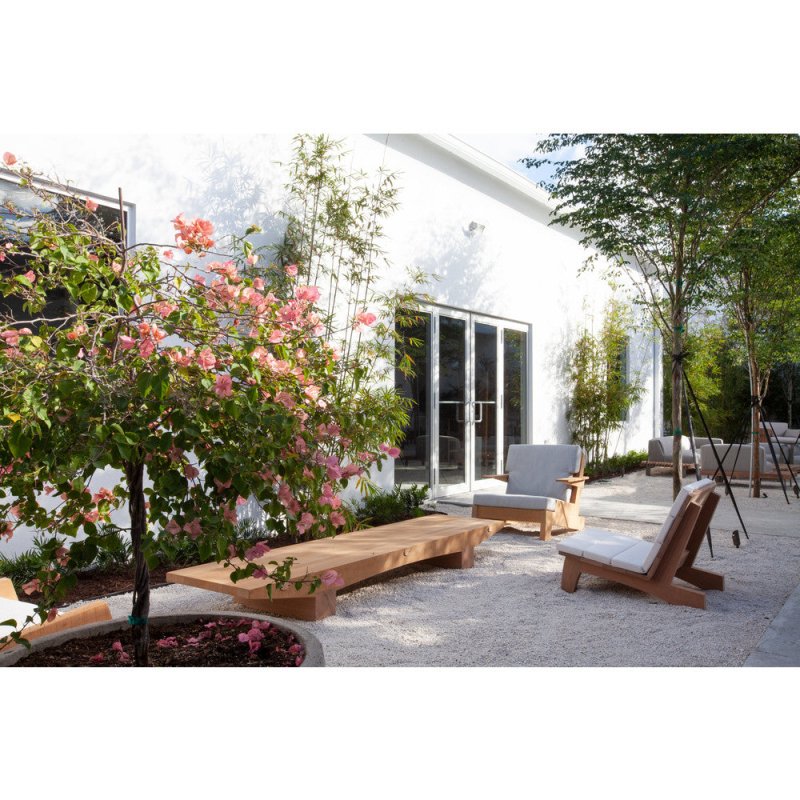 Modern Designer Wooden Lounge Armchair With Upholstery chair - Bone Inlay Furnitures