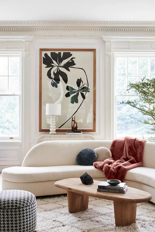 Modern Handmade Accent Wooden Black Oval Cocktail Coffee Table Coffee Table - Bone Inlay Furnitures