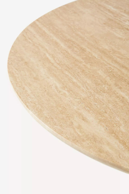 Modern Handmade Indian Design Solid Wood Round Coffee Table Coffee Table - Bone Inlay Furnitures