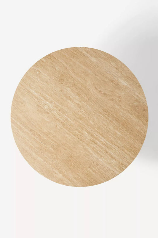 Modern Handmade Indian Design Solid Wood Round Coffee Table Coffee Table - Bone Inlay Furnitures