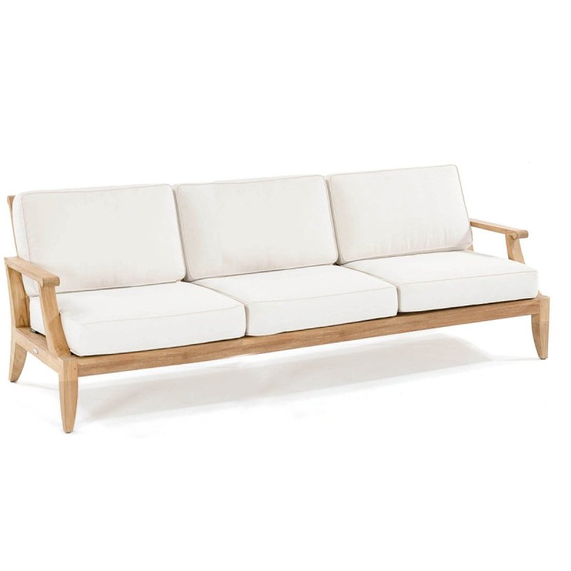 Modern Six - Piece Upholstered Seating Set in Teak Wood Seating Set - Bone Inlay Furnitures