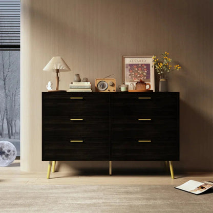 Modern Wooden Designer Handmade Chest Of drawer with Metal Legs chest of drawers - Bone Inlay Furnitures