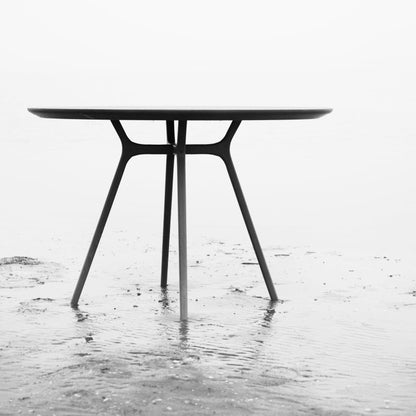 Natural Color Solid Wood Designer Dining Table Dining Table - Bone Inlay Furnitures