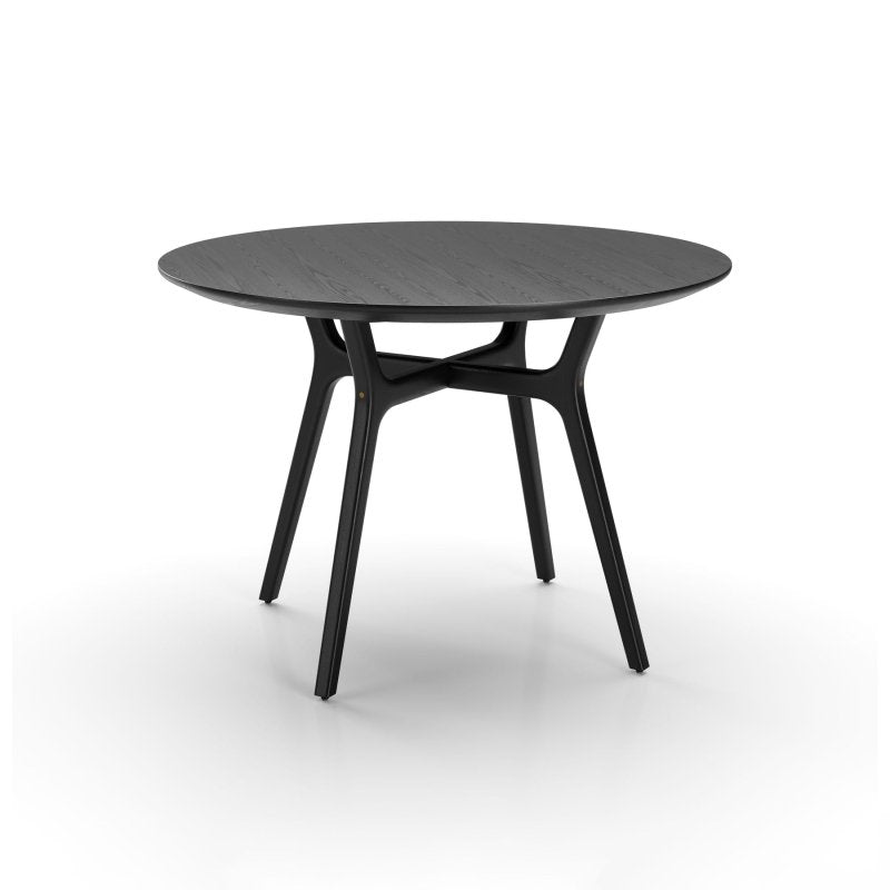 Natural Color Solid Wood Designer Dining Table Dining Table - Bone Inlay Furnitures