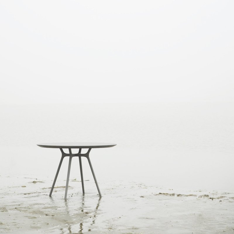 Natural Color Solid Wood Designer Dining Table Dining Table - Bone Inlay Furnitures