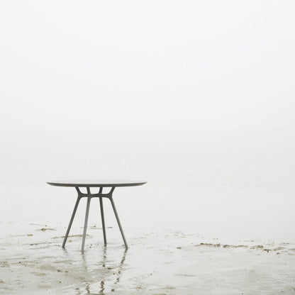 Natural Color Solid Wood Designer Dining Table Dining Table - Bone Inlay Furnitures