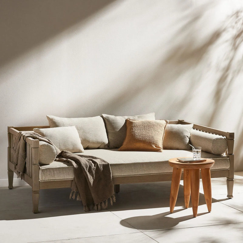 Outdoor Lounge Designer Handmade Arm Sofa Sofa - Bone Inlay Furnitures