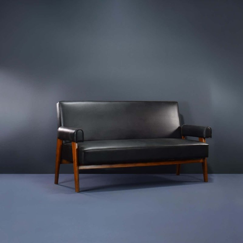 Pierre Jeanneret Handmade Designer Sofa Sofa - Bone Inlay Furnitures