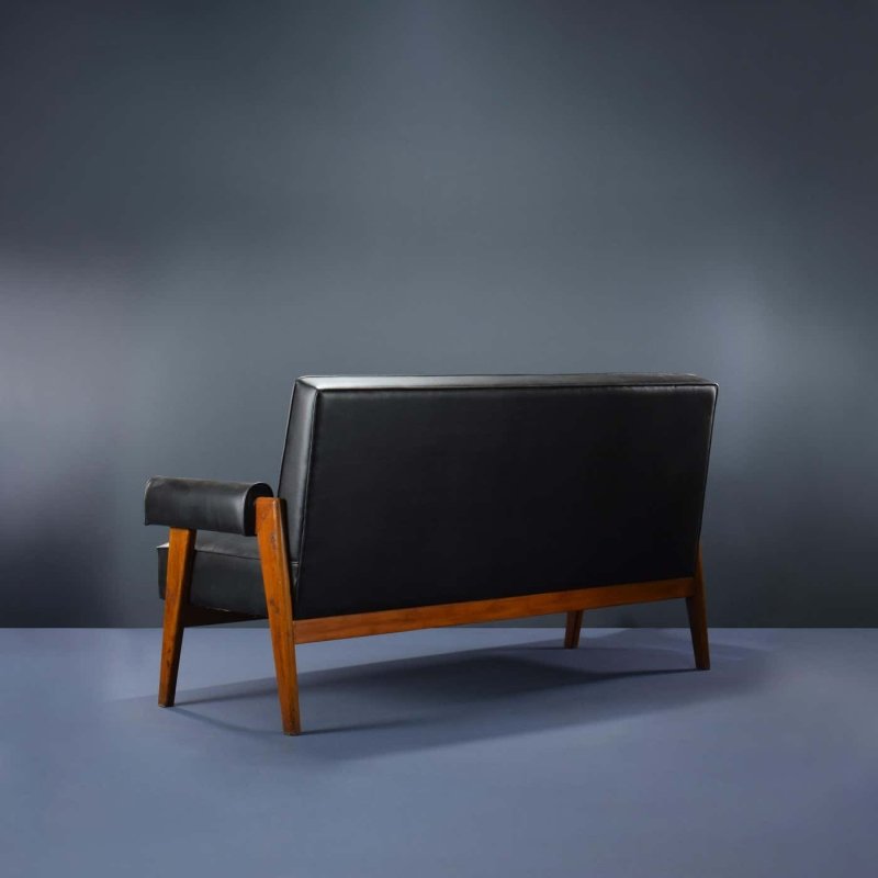 Pierre Jeanneret Handmade Designer Sofa Sofa - Bone Inlay Furnitures