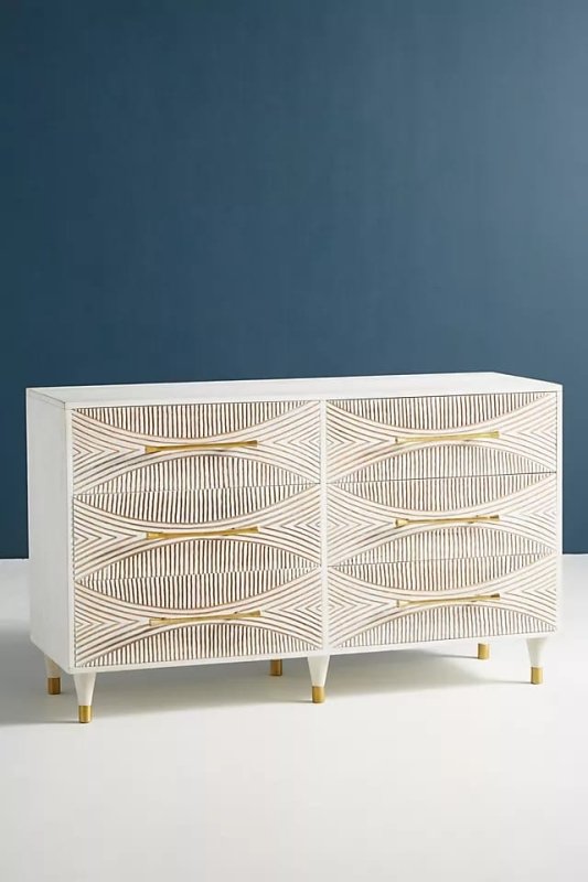 Thaliya Handmade Carved Solid Wood Bedroom Set Bedroom Set - Bone Inlay Furnitures