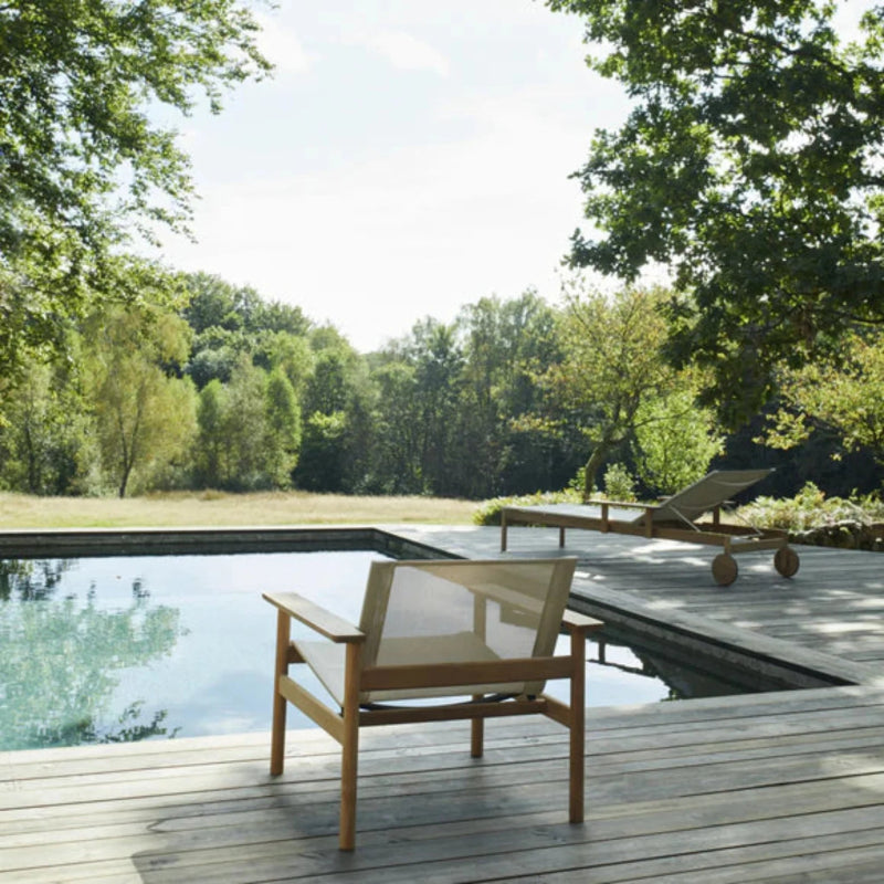 Unique Designer Handmade Outdoor Lounge Chair Lounge Chair - Bone Inlay Furnitures