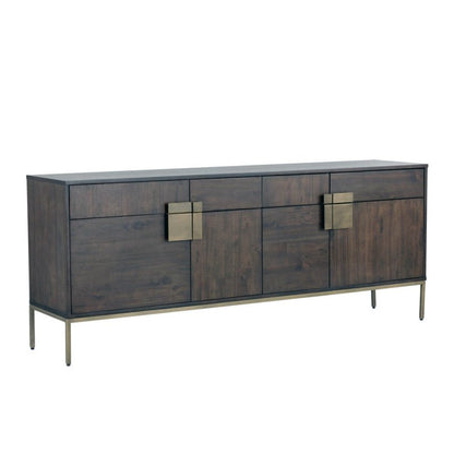 Unique Embossed Metal Sideboard | Drawers And Doors Storage Buffet & Sideboard - Bone Inlay Furnitures