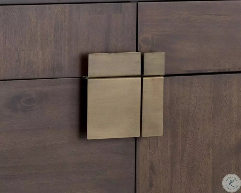 Unique Embossed Metal Sideboard | Drawers And Doors Storage Buffet & Sideboard - Bone Inlay Furnitures