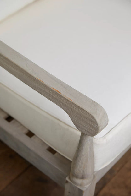 Wood Carving Daybed | Two Seated Solid Wooden Sofa Sofa - Bone Inlay Furnitures