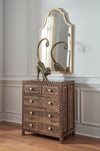 Luxury Handmade teak wood and inlay Dresser