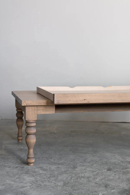 Wooden Designer Coffee Table With Hidden Drawer Coffee Table - Bone Inlay Furnitures