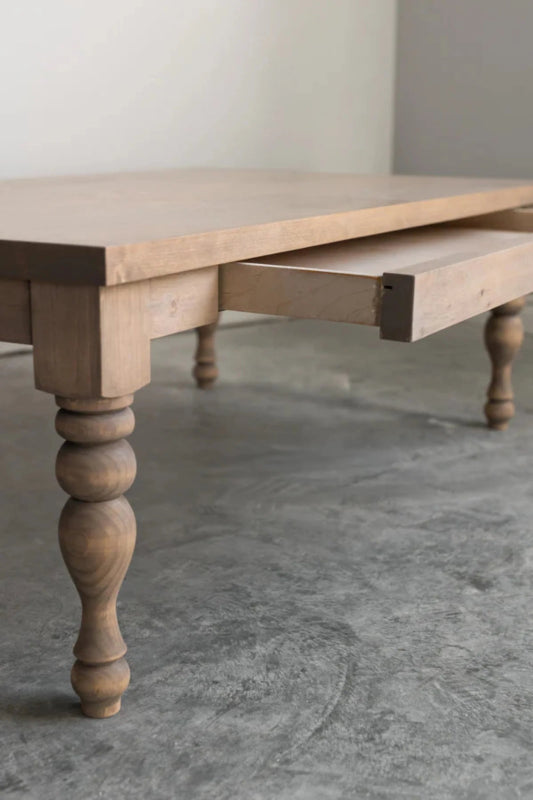 Wooden Designer Coffee Table With Hidden Drawer Coffee Table - Bone Inlay Furnitures