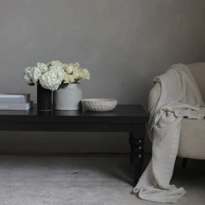 Wooden Designer Coffee Table With Hidden Drawer Coffee Table - Bone Inlay Furnitures