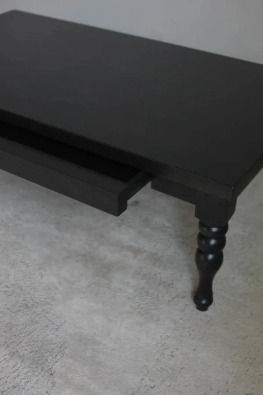 Wooden Designer Coffee Table With Hidden Drawer Coffee Table - Bone Inlay Furnitures