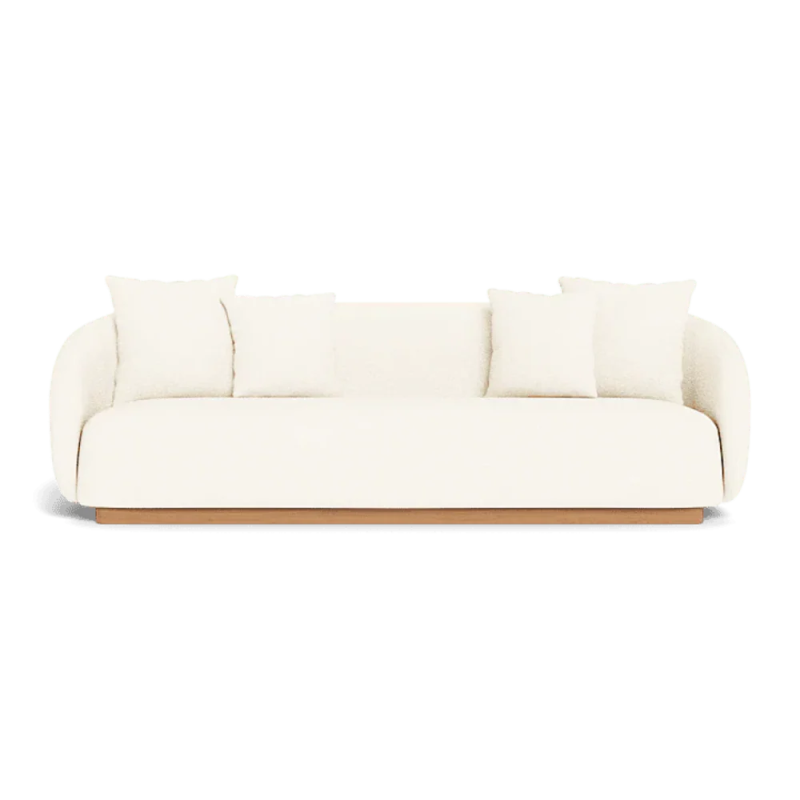 Wooden Designer Handmade Outdoor Three Seat Sofa Sofa - Bone Inlay Furnitures