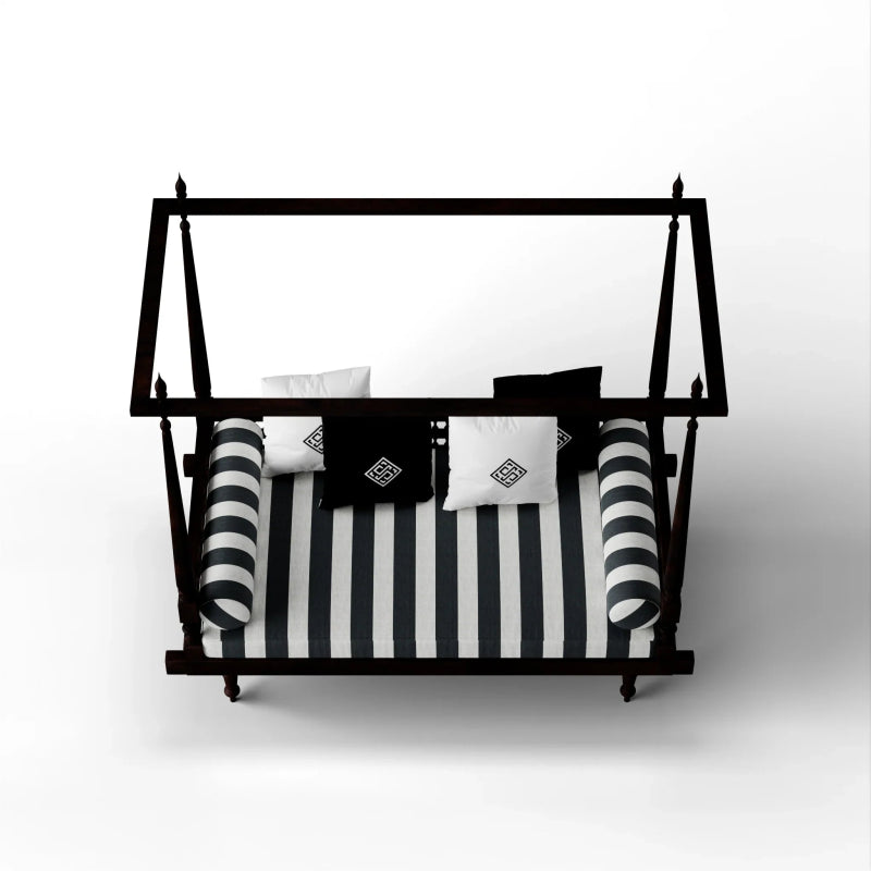 Wooden Handmade Canopy Day Bed Daybed - Bone Inlay Furnitures