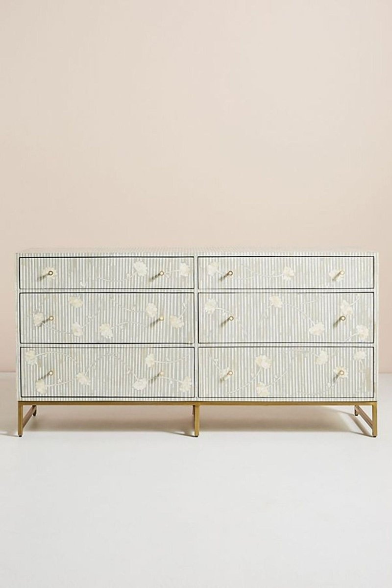 Ada Inlay Six-Drawer Dresser