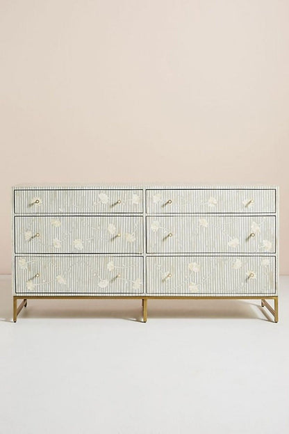 Ada Inlay Six-Drawer Dresser