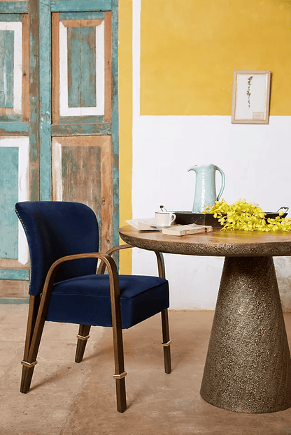 Embossed Floral Outdoor Kitchen Table 