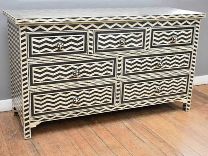 Bone Inlay 7 Drawers Dresser