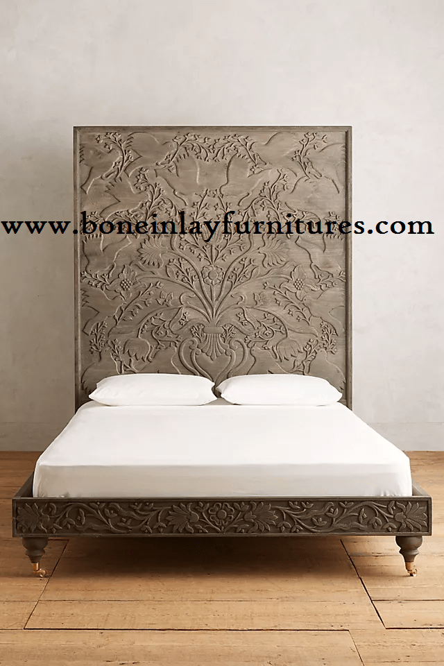 Indian Wooden Odelina Bed
