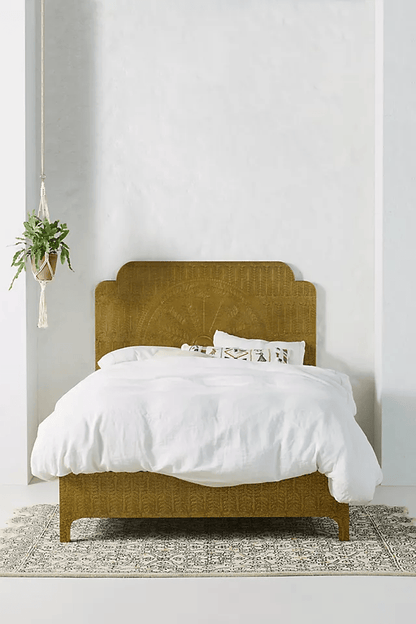 Hand-Brass Lotus Bed