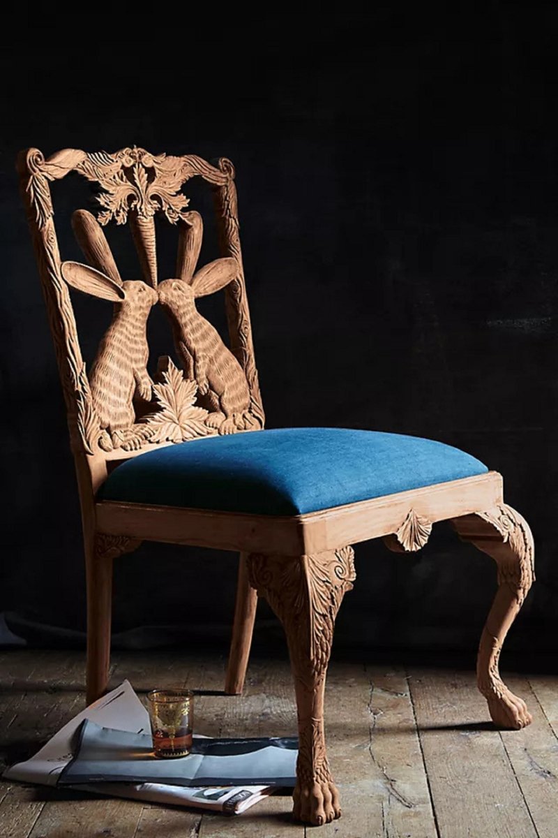 Hand-carved Dining Chair