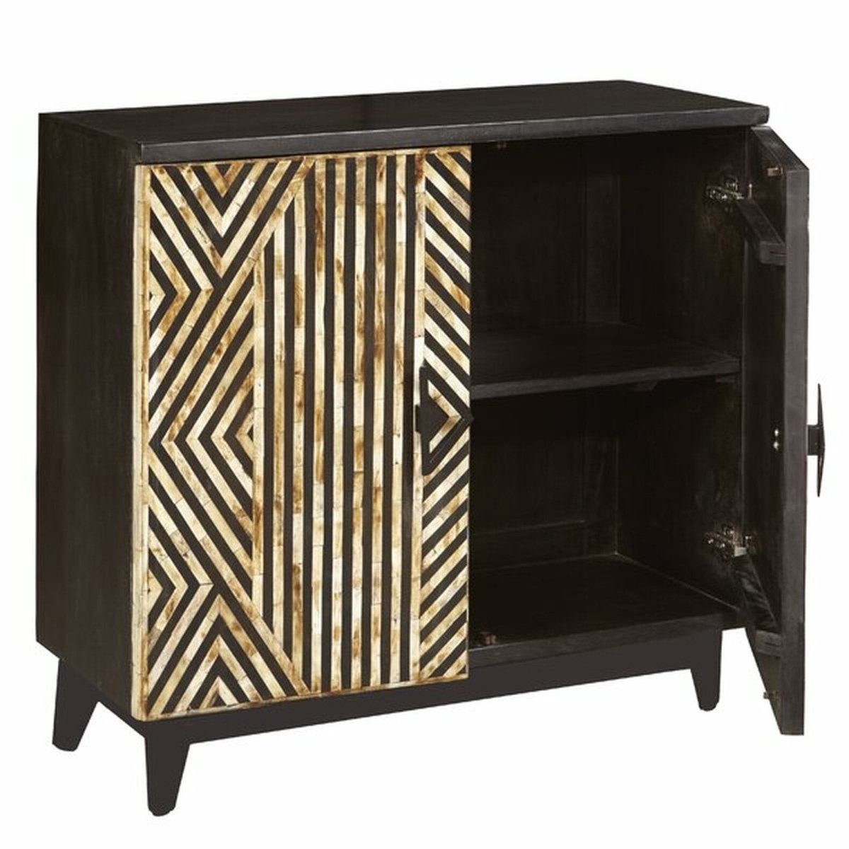 Handmade Bone Inlay Cabinet in Brown Color | Handmade Cabinetry Furniture Cabinet - Bone Inlay Furnitures