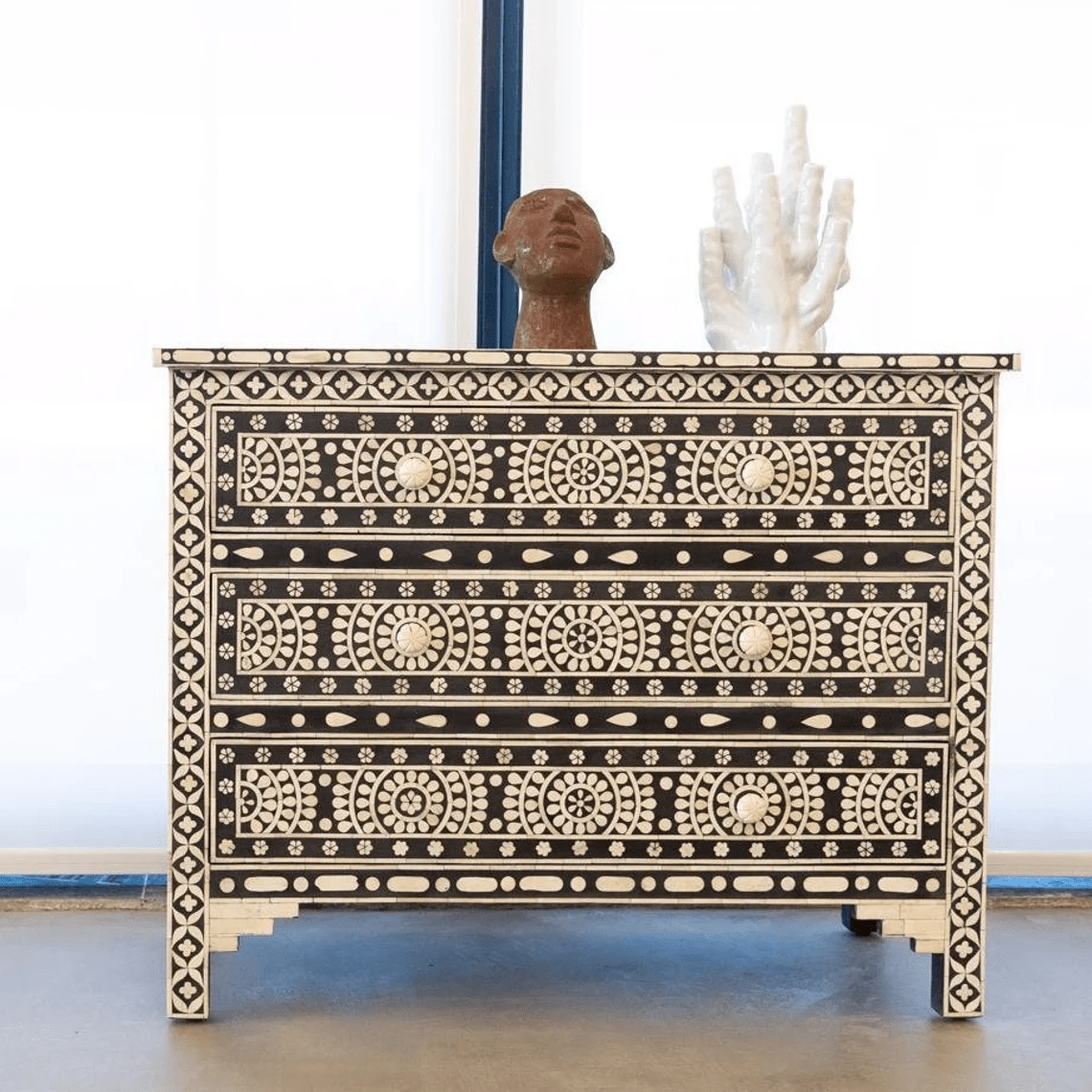 With Indian Inlay Furniture Contemporary Indian Console Table With