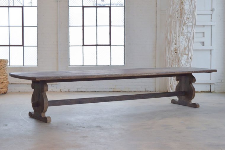 Indian Designer Wooden Rectangular Dining Table Dining Table - Bone Inlay Furnitures