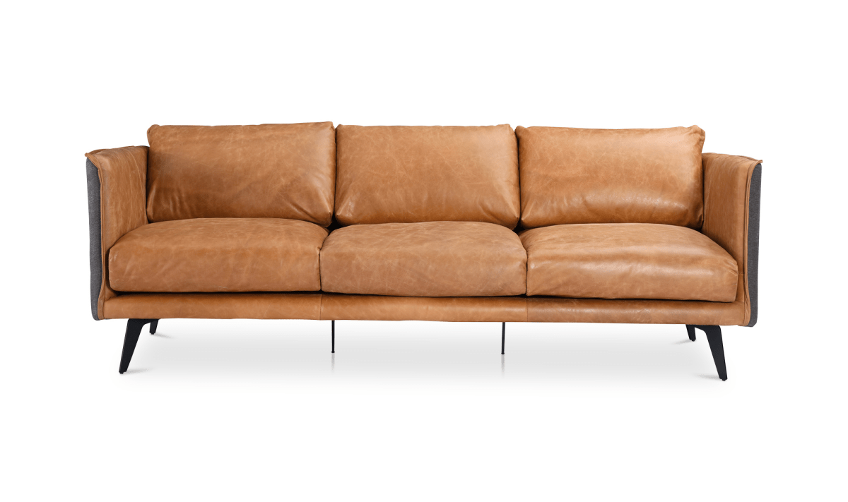 Leather sofa Sofa - Bone Inlay Furnitures