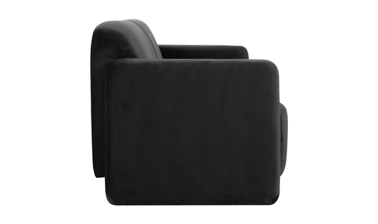Velvet 4 legged sofa Sofa - Bone Inlay Furnitures